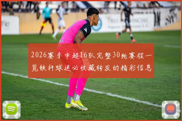2026赛季中超16队完整30轮赛程一览铁杆球迷必收藏转发的精彩信息