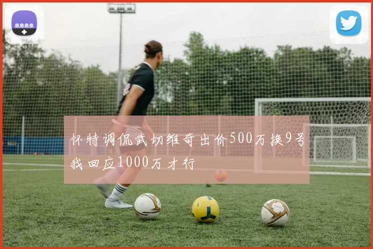 怀特调侃武切维奇出价500万换9号我回应1000万才行